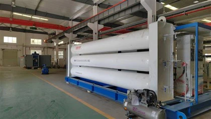 Integrierte CNG-Tochterstation